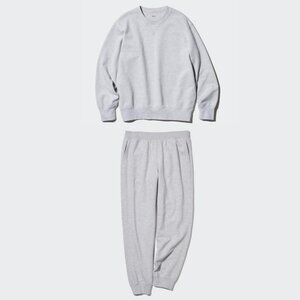 Uniqlo Gray Sweatshirt & Sweatpants